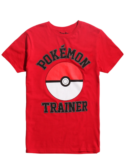 pokemon trainer red shirt